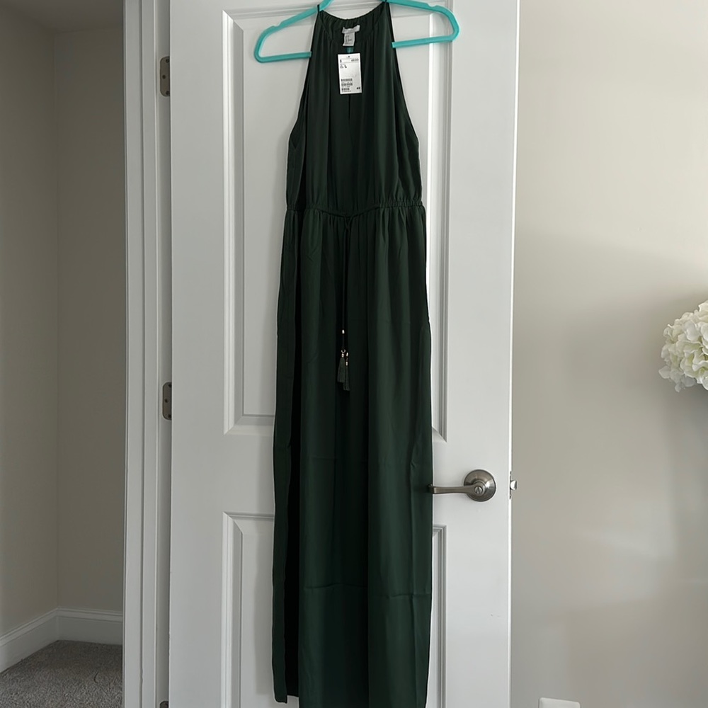 H&M size 8 green dress